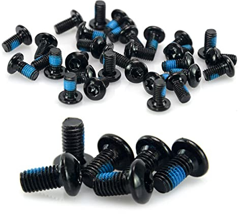Farbetter 50pcs Bicycle Disc Brake Bolts MTB Rotor Bolts M5x10mm Screws Stainless Steel T25