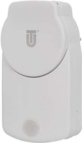 UNITEC WIFI Zwischenstecker Outdoor, WLAN Smart Steckdose, mit Timer und Zeitschaltuhr, Sprachsteuerung und APP, Für Outdoor Einsatz, IP44