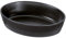 Spring Plat à gratin ovale 30 cm noir céramique
