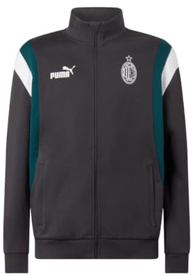 AC Milan 769341 FtblArchive Track Jacket Chaqueta Hombre Flat Dark Grey-Varsity Green M