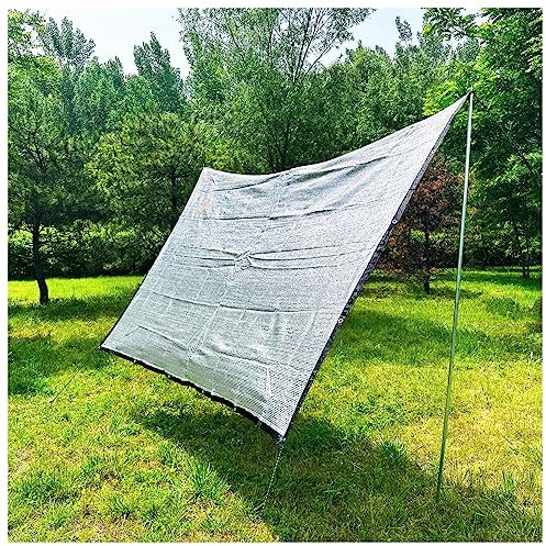 Tenda da Sole per Gazebo, 85% Alluminio in Voile per Serre, Telo Parasole per Auto - Tela Riflettente Vela Ombreggiante Traforata Rete Oscurante Vele Parasole per Giardino e Campeggio ( Size : 3x5M )
