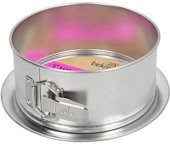 Birkmann 889101 - Teglia apribile, Ø 20 cm, in lamiera stagnata sostenibile, con fondo piatto, senza PFOA e PFOS