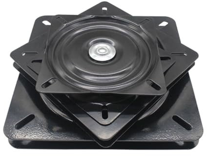YUKORT Vierkant-Drehhocker-Ersatz Tisch, Drehteller, Drehplatte, Möbel, Barhocker, Drehmechanismus, Liegestuhl, Schwerer Lager-Bootssitz Sitz-Drehplatte (Color : 19.4x19.4cm)