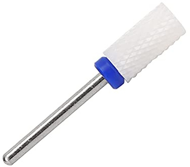 Fafeicy Testa di Macinazione, Lucidatore per Unghie, Punta per Trapano per Unghie a Punta Piatta in Ceramica, Testa di Macinazione in Ceramica, Smerigliatrice Elettrica a Forma di Punta