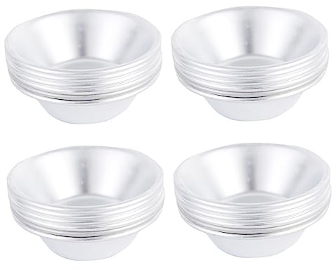 Cabilock 25pcs Cake Tins Baking Cups Jelly Moulds Tart Moulds Cupcake Molds for Home Party
