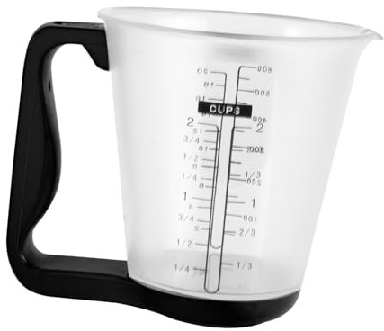 OKUMEYR 1000g Digitaler Messbecher Mit Lcd-display Genauigkeit Multifunktionale Küchenwaage Für Präzises Abwiegen Von Milch Kaffee Und Getränken Bpa-frei Energiesparend Schwarz
