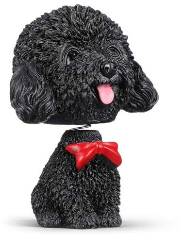 Toyvian Wackeldackel Fürs Auto Klein Auto Dekoration Hund Aus Umweltfreundlichem Harz Schüttelnder Kopf Welpenmodell Für Armaturenbrett Wohnzimmer Büro Und Tortendeko