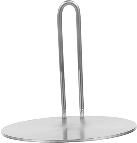 Plaque de Diffusion de Chaleur Ronde 1 Set en Acier Inoxydable | Poignée Amovible, pour Induction et Gaz, Transfert Rapide, Répartition Homogène