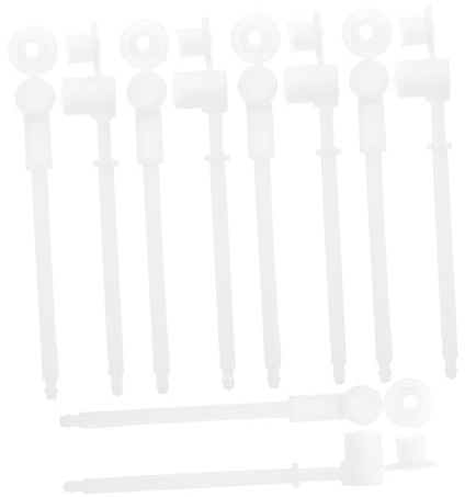 LOLIPPYY 100pcs Windmill Making Rods Thickened Plastic DIY Replacement Parts for Pinwheel Projects Durable Sturdy Construction for Outdoor Group Activities Parks Beaches and Creative Crafts
