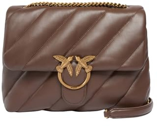 Pinko Tracolla Marrone Castano/antique Gold 100037A0F2 MARRONE CASTANO/ANTIQUE GOLD TU.