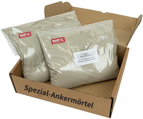 Rissfix Spezial-Ankermörtel für Spiralanker-System zur Wandrissreparatur – schrumpffrei, hochfest, 2×5 kg