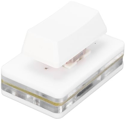 TIKATARER OSU Keypad USB, Einzelne Mechanische Rote Schaltertastatur, 1-Tasten-Typ-C-kabelgebundene Tastaturen mit RGB-Hintergrundbeleuchtung, Tragbares Design, Anpassbar, Plug-and-Play, Ideal für,