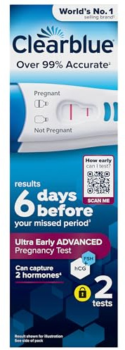Clearblue Visual Early Advanced Pregnancy Test 2pk