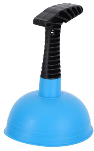 PLAFOPE Sturalavandini Mini per Lavello Cucina e WC con Manico Antiscivolo Pompa a Ventosa Potente per Scarichi Intasati di Bagno Doccia e Vasca Strumento Multifunzione Blu