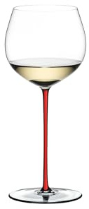 RIEDEL Fatto A Mano Im Eichenfass gereifter Chardonnay - Rot - Einzelpackung, Weinglas, Kristallglas, Spülmaschinenfest - 4900/97R