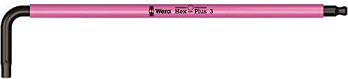 Wera 05022200001 950 SPKL HF L-Key Multi-Coloured Metric BlackLaser, with Holding Function 3.0x123, 1 Key