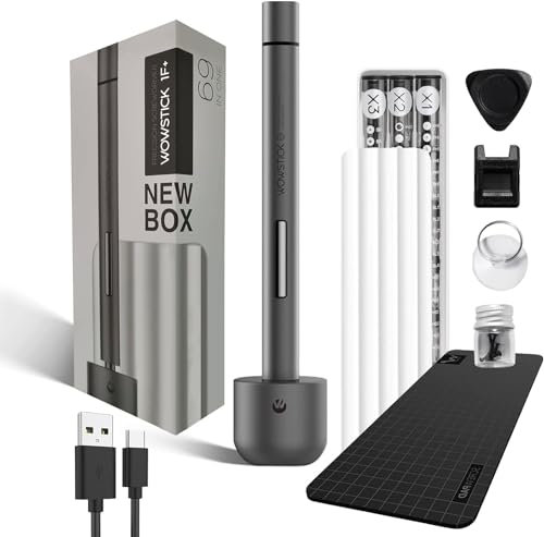 Wowstick 1F + Cacciavite elettrico 69 in 1, cacciavite elettrico a batteria agli ioni di litio a doppia modalità con carica LED