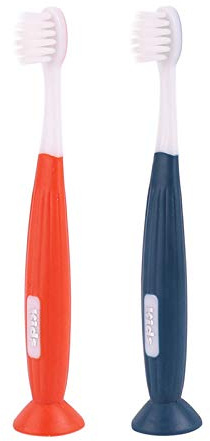Cepillo de dientes para 6 a 12 años Cepillo de dientes para niños con cerdas suaves Pack de 2 unidades