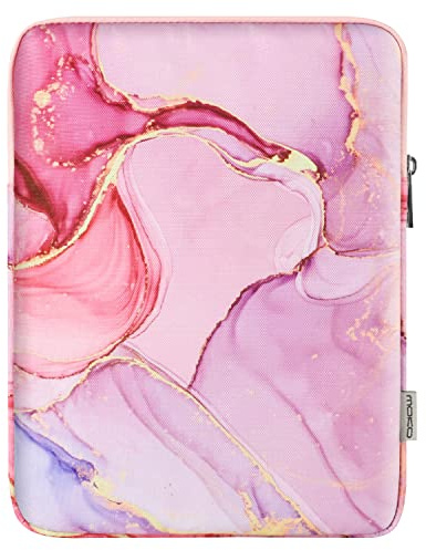 MoKo 9-11 Pouces Tablette Housse Sac de Transport pour New 11 iPad Air M3, iPad A16 2025, iPad Pro 11 M4, Air 5/4/3, iPad 10/9/8th Gen, Tab S8/S9 11, Rose Nuageux