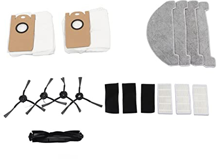 Qcwwy Piezas de Repuesto para S9, Fácil de Cambiar, Suave, Fuerte Absorción de Agua, Fácil Barrido Manual, Escoba Compacta Automática para Limpieza de Alfombras