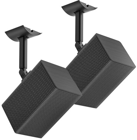 notiela Speaker Wall Mount for Samsung SWA-9200S SWA-9100S SWA-9000S SWA-8500S, Tilt and Swivel Adjustable Ceiling Speaker Mount Bracket for Samsung 9100S 9000S 8500S, 2 Pack