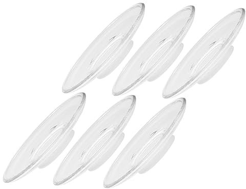 BESTonZON Soucoupes en Verre Transparentes 6 Pièces Soucoupes Rondes pour Tasses à Thé Café Desserts Snacks Dessous de Verre pour Salon Maison Restaurant Protection de Table Basse