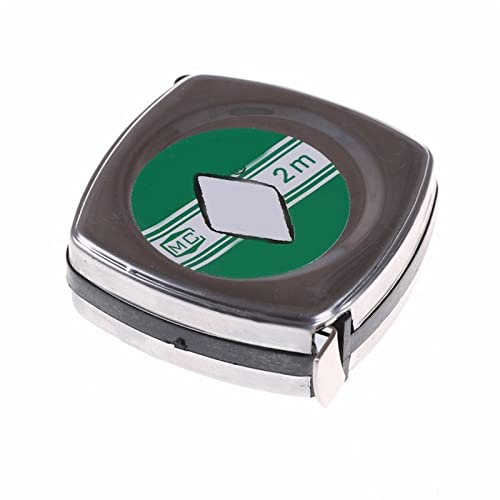UNbit Mètre à ruban, ruban à règle rétractable de 3 m, ruban à mesurer portable, mini poche en métal, tissu à coudre, mesure métrique sur mesure, outils de travail du bois