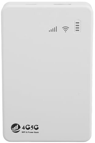 Mobile WiFi Hotspot, 300Mbps 4G LTE Router with SIM Card Slot, Support 10 Devices 10000MAh Portable WiFi Modem Router, for Travel Home Work Outdoor Live