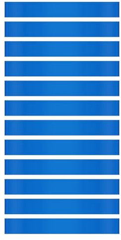 yomoe 12 Bandes de Chaise Élastiques pour Enfants avec Pieds Agités pour Chaises, Outils pour TDAH, Sièges Flexibles pour Salle de Classe Élémentaire (Bleu)