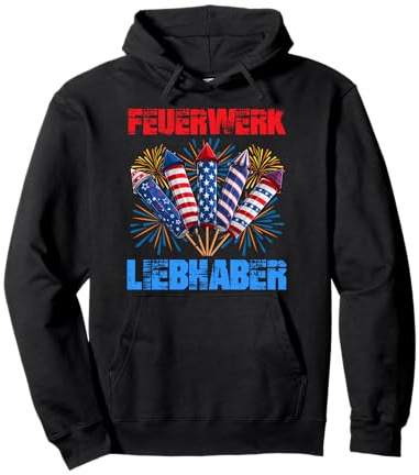 FEUERWERK LIEBHABER Lustiges Pyrotechniker Feuerwerk Pullover Hoodie