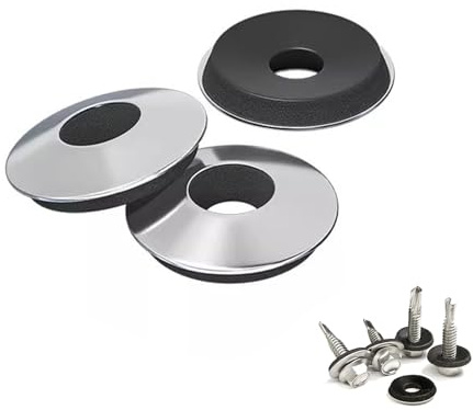 SDKZBFC 50PCS M4.2mm Wasserdichte Dichtungsringe, 304 Edelstahl EPDM Dichtungsringe aus Chloropren-Gewählungsdichtungsringe