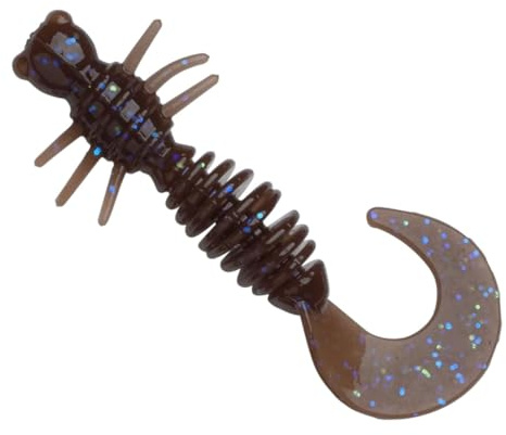 Berkley PowerBait Power Curly - Forellenköder, Länge:55mm, Farbe:Trout Pellet