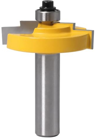 1 Fraise à Bois à Pointe en carbure for Cadre Photo, Tige de 8 mm, Tige de 12,7 mm, for Moulage à feuillure étagée, Outil de Coupe du Bois(8mm Shank)