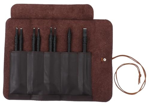 SEWOART Kit De Cinceles Para Tallar Madera y Piedra 8 Piezas Mango Ergonómico Madera y Piedra Uso Profesional Artesanía Detallada
