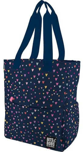 Grafoplás Bits&Bobs Tote Bag Totebag Unisex Kinder, Blau, Größe L, blau, Large