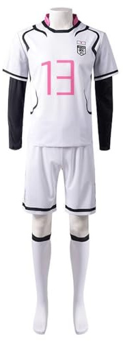 Gooyeh Shidou Ryuusei - Disfraz de cosplay de anime n.º 13, conjunto completo de uniforme de fútbol Shidou Ryuusei, juego de rol para cómic-con espectáculo de Halloween