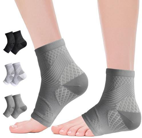 NuCamper Cavigliera Sportiva, Caviglieras Ortopedica per Distorsione Donna/Uomo, Compressione Supporto, Elastica, Tutore Caviglia per Danni ai Legamenti, Caviglies Deboli, Tendinite di Achille Artrite
