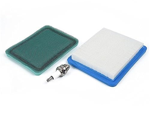 MEXWLOP Set di candele di accensione del filtro dell'aria di ricambio, for Briggs Stratton, 491588S/491588/49353 Filtro aria per tosaerba