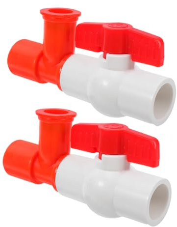 MOBUTOFU 2pcs Pressure Regulator for Waterer Durable Float Control Valve for Poultry Water Fountain Effortless Installation Precision Pressure Management for Farm Water Systems