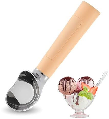 Heated Ice Cream Scoop Rechargeable, Electric Warming Ice Cream Scooper with LED Display, Heats to 70°C for Hard Ice Cream, Easy for Seniors & Kids, IP67 Waterproof