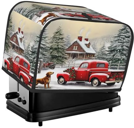 Mexpekil Copertura per tostapane a 2 fette, impermeabile, per cucina, piccoli elettrodomestici, antipolvere, protezione per forno, regalo da donna