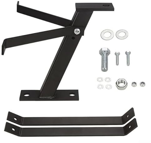 Enganche de hierro para tractor de jardín resistente, para montar en cortacésped, remolque, detrás del sistema de transporte de arrastre