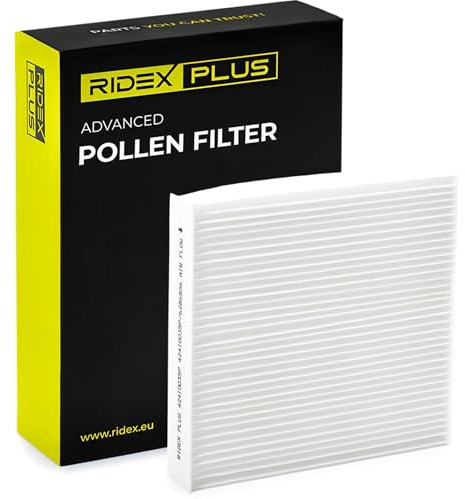 RIDEX PLUS 424I0035P Innenraumfilter Pollenfilter Höhe: 30 Breite: 185 Länge: 178 Kompatibel mit FORD Kuga Mk2 DM2, OPEL Corsa E Schrägheck X15, SEAT Ibiza III Schrägheck 6L, AUDI A4 Avant 8D5, B5