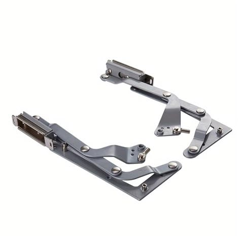 1 Juego de soporte escritorio elevador plegable con amortiguador neumático, bisagra deslizante for gabinetes (se adapta a anchos 24 -36)