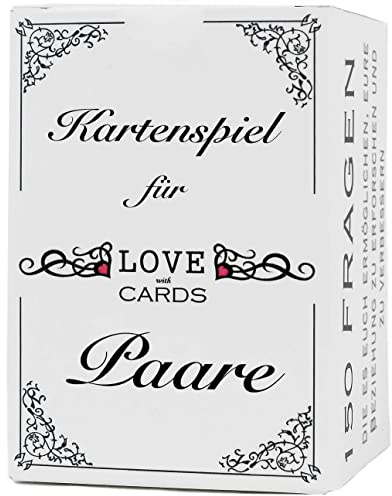 LOVE with CARDS LwC Spiel für Paare, die Sich lieben. Kartenspiel für Paare, verlobt oder verheiratet. Originelles Geschenk für den Valentinstag und Jahrestage