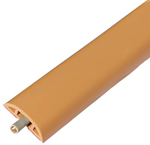 Kabelkanal Kabelschlauch Kabelmanagement Bodenkabelabdeckung Hider flexibel Pvc, Home Office Warehouse-Workshop-Konzerte, selbstklebende lange Hochleistungs-Kabelmanagement