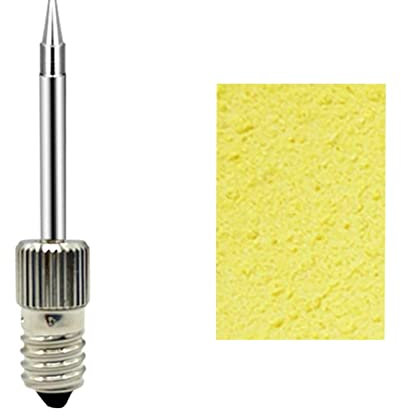 Lötspitze Lötspitzen-Kits für Schweißersatz für E10-Schnittstelle Lötersatz mit Reinigungsschwamm, Tipp B