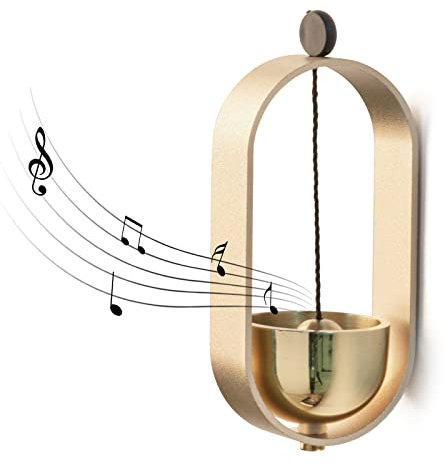 Türklingel für Eingang, Dekoration, Türklingel, Glocke mit handgefertigter Türklingel,Willkommens-Türklingel, Ladenbesitzer, Türklingel für Dekoration, Haustür, Innenbereich, Außenbereich