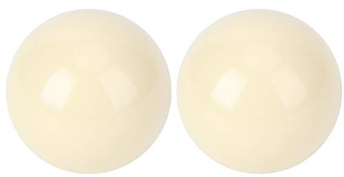 JTLB Weiße Billardkugel, 2 Stück, Billardtisch, Weiße Billardkugeln, Snooker-Billardtisch, Trainingspunkt, Queue-Ball, Standard 5,72 cm