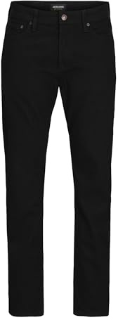 JACK & JONES Man Tapered Fit jeans JJIMIKE JJORIGINAL SBD 553 NOOS Tapered fit jeans, Svart denim, 29W / 32L